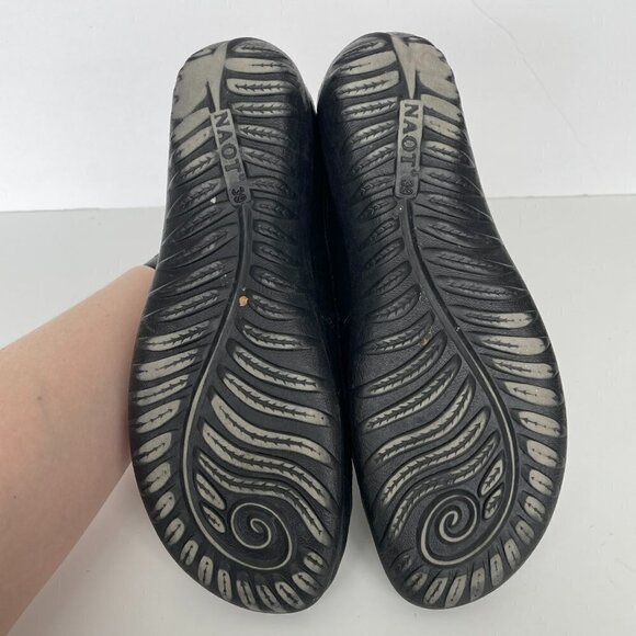 NAOT Kumara Lace Up Shoe Low Top Leather Round Toe Casual Oxfords Gray 8 - Picture 7 of 7